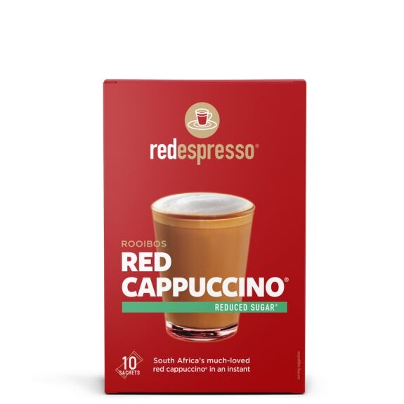 Instant-Red-Cappuccino®-Reduced-Sugar-Sachets-100g Instant Red Cappuccino® Reduced Sugar Sachets 10s - Image 1