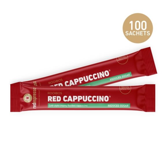 Instant-Red-Cappuccino®-Reduced-Sugar-Sachets-Catering-Case Instant Red Cappuccino® Reduced Sugar Sachets 100s - Image 1