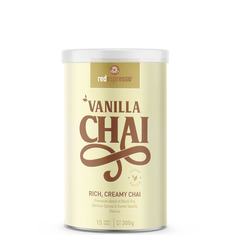Instant-Vanilla-Chai-Tin-300g-Case Vanilla Chai Tin 300g - Image 1